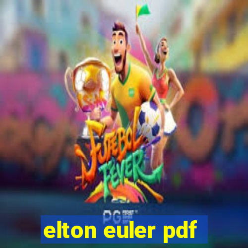 elton euler pdf